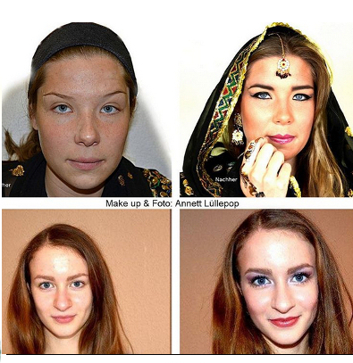 Make up Model für Image Film und Veranstaltung